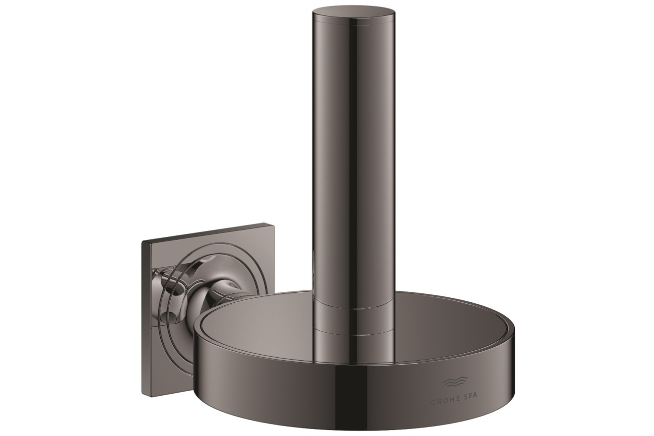 Держатель запасного рулона туалетной бумаги GROHE Allure, темный графит глянец (40956A01)