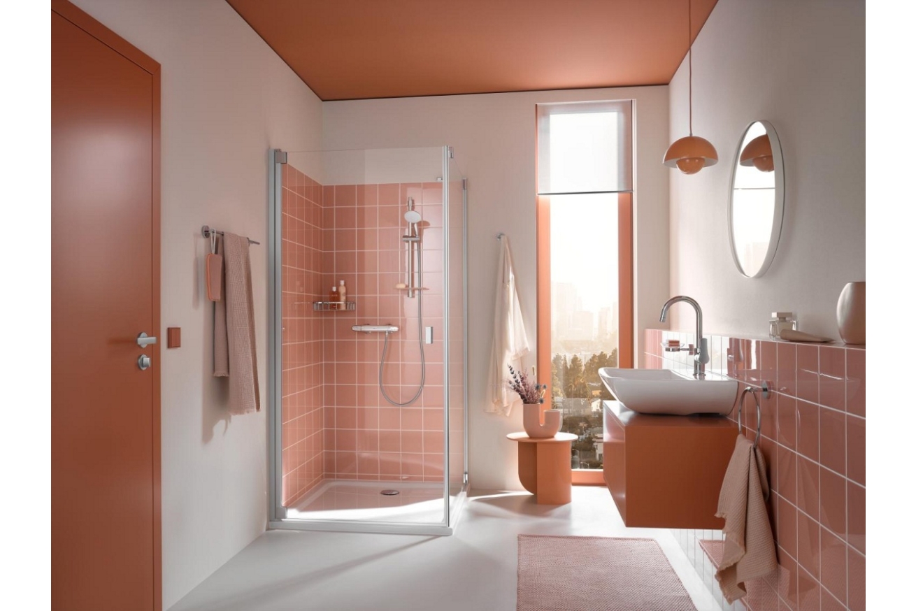 Душевой гарнитур GROHE Tempesta 110 с мыльницей, 3 режима струи, душевая штанга 600 мм, 7,4 л/мин, хром (27600003)