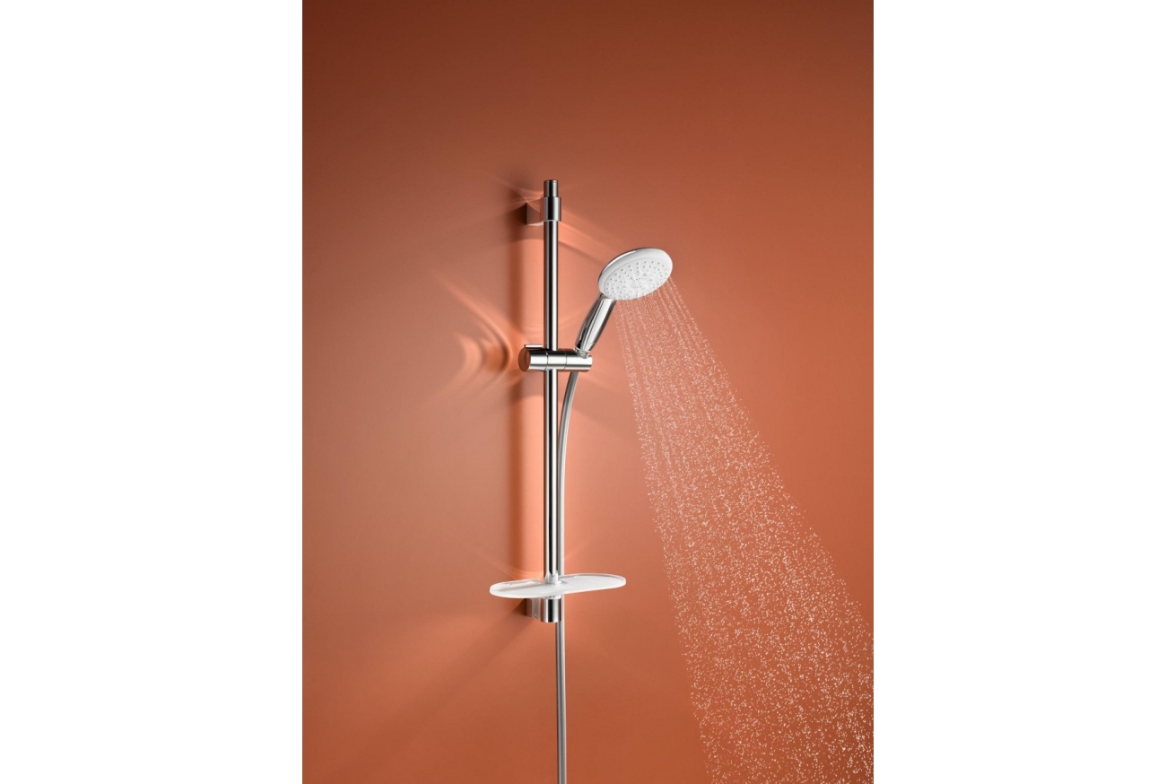 Душевой гарнитур GROHE Tempesta 110 с мыльницей, 3 режима струи, душевая штанга 600 мм, 7,4 л/мин, хром (27600003)
