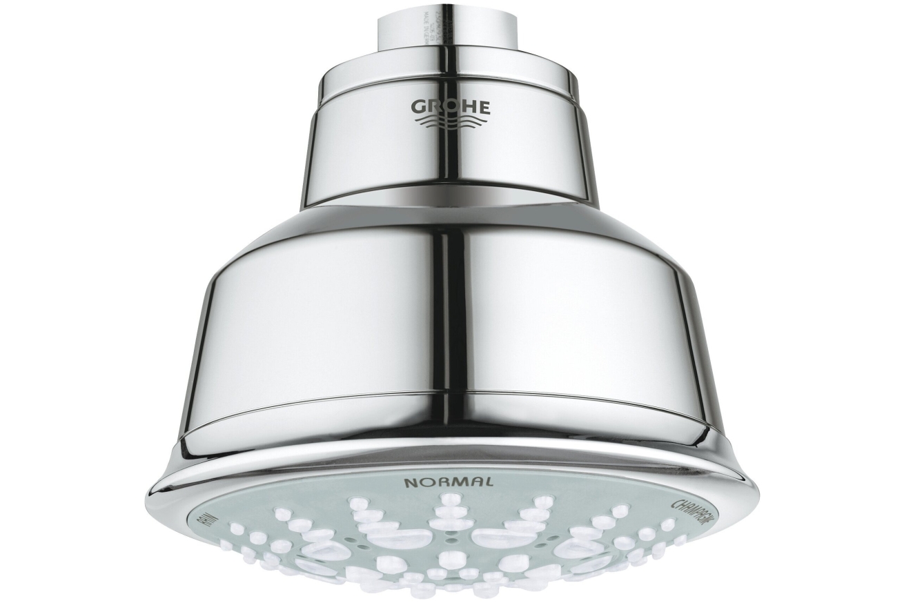 Верхний душ GROHE Relexa Rustic 100, 9,5 л/мин, 5 режимов, хром (27126001)