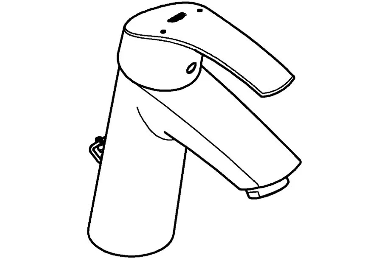 Смеситель для раковины GROHE Eurosmart, M-size, хром (23323001)