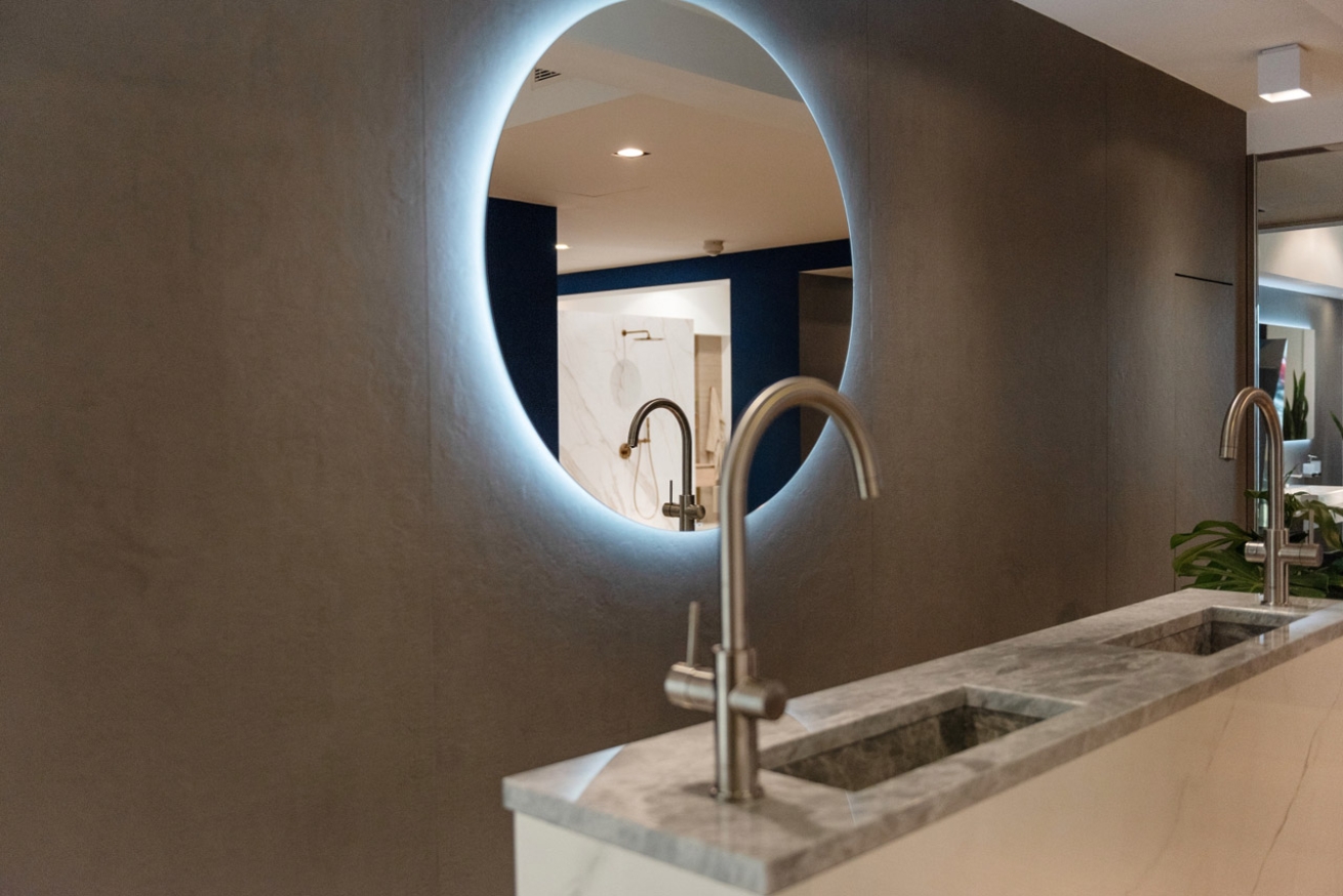 Смеситель для кухни GROHE Blue Home с системой фильтрации, охлаждения и газирования воды, суперсталь (31455DC1)