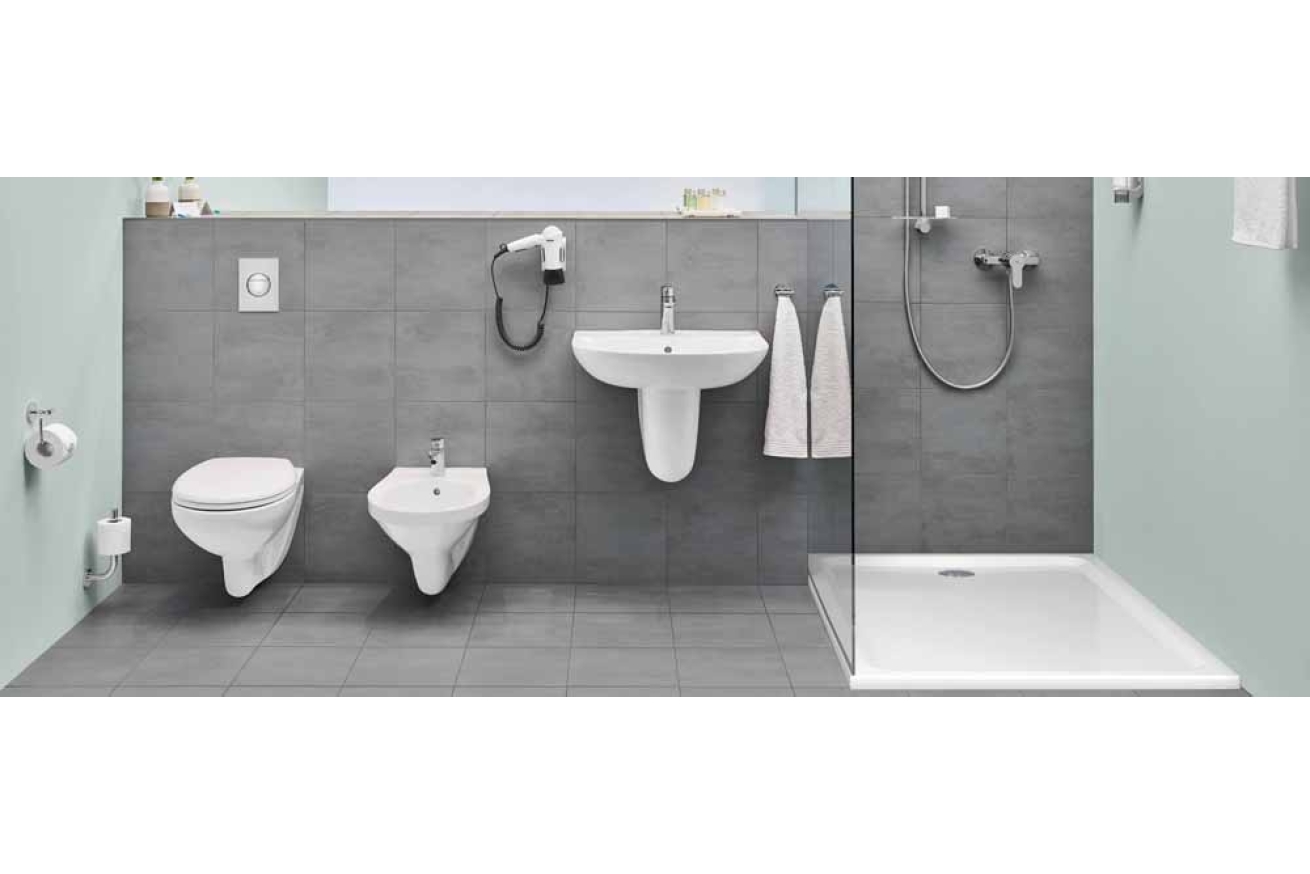 Душевой поддон GROHE 1000x1000, универсальный, белый (39300000)