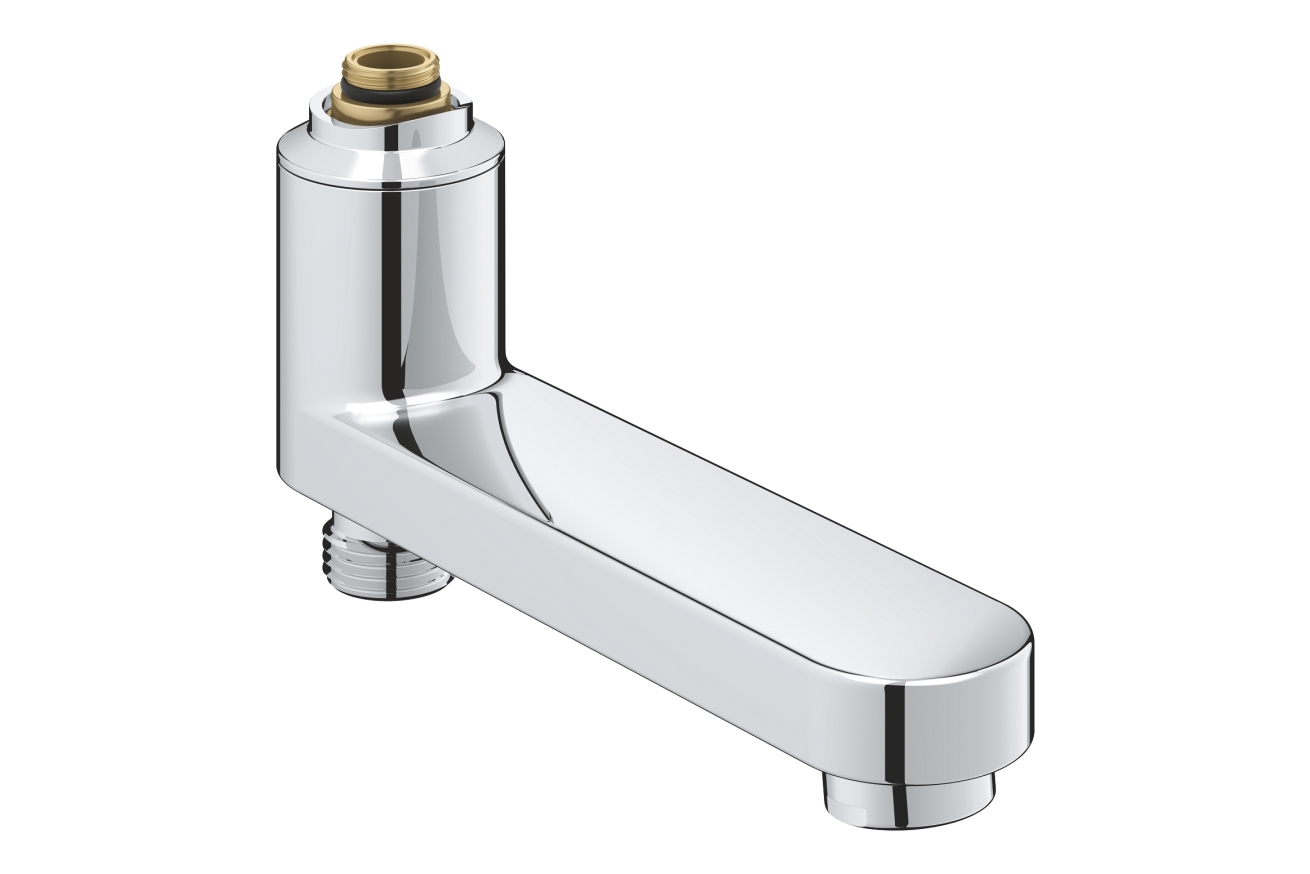 Излив для смесителя GROHE поворотный со встроенным переключателем ванна/душ, хром (13450000/U) (УЦЕНКА - Царапины на корпусе)