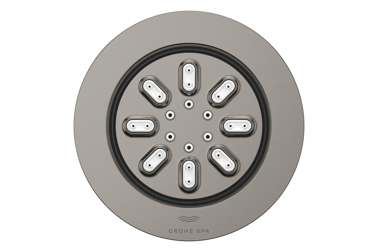 Боковой душ GROHE Rainshower Aqua, круглый, 2 режима струи, темный графит матовый (26801AL0)