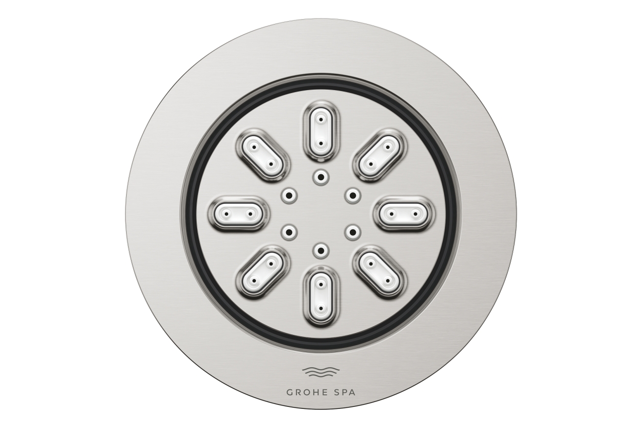 Боковой душ GROHE Rainshower Aqua, круглый, 2 режима струи, суперсталь (26801DC0)