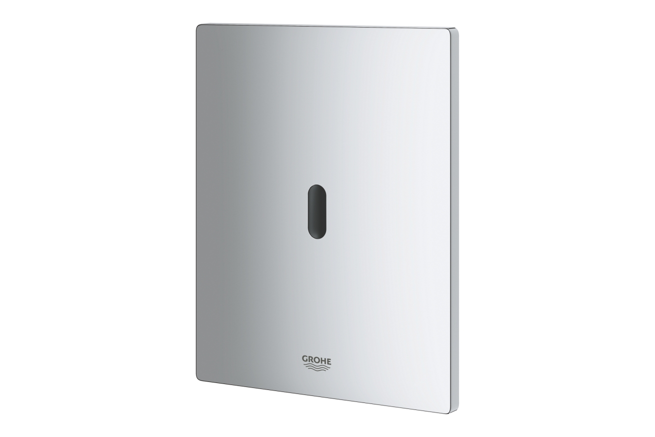Панель смыва для унитаза GROHE Tectron Bau E инфракрасная, питание от сети 230V, хром (39881000)
