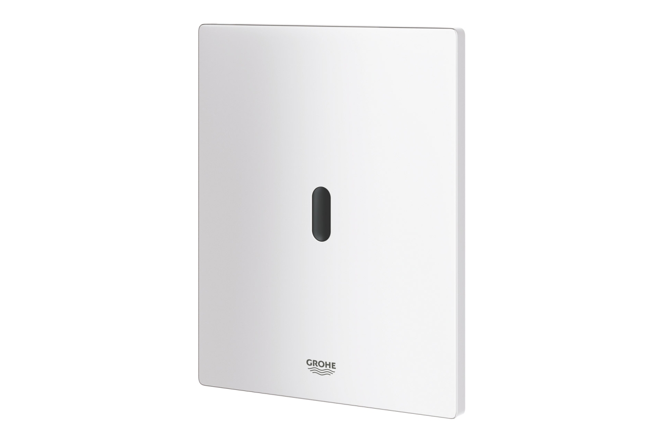 Панель смыва для унитаза GROHE Tectron Bau E инфракрасная, питание от сети 230V, альпин-белый (39881SH0)