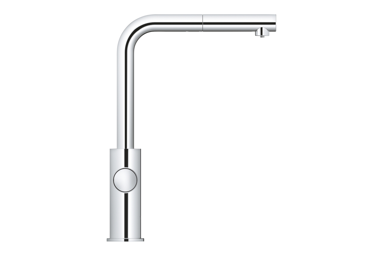 Смеситель для кухни GROHE Blue Home с системой фильтрации, охлаждения и газирования воды, Wi-Fi, хром (31539000)