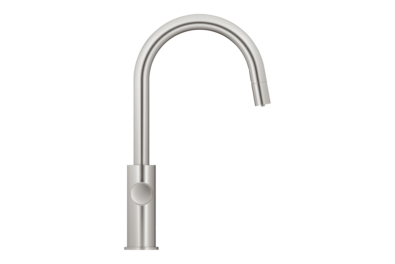 Смеситель для кухни GROHE Blue Home с системой фильтрации, охлаждения и газирования воды, Wi-Fi, суперсталь (31541DC0)