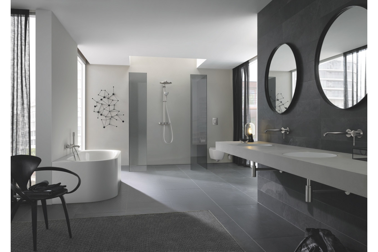 Душевая система с термостатом GROHE Euphoria SmartControl 310 DUO, суперсталь (26507DC0)
