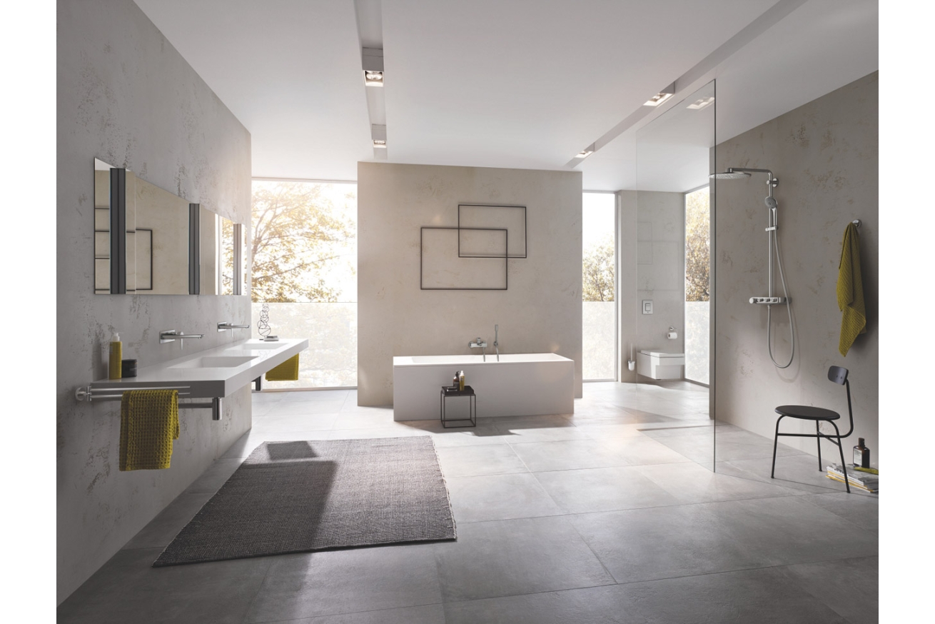 Душевая система с термостатом GROHE Euphoria SmartControl 310 DUO, суперсталь (26507DC0)