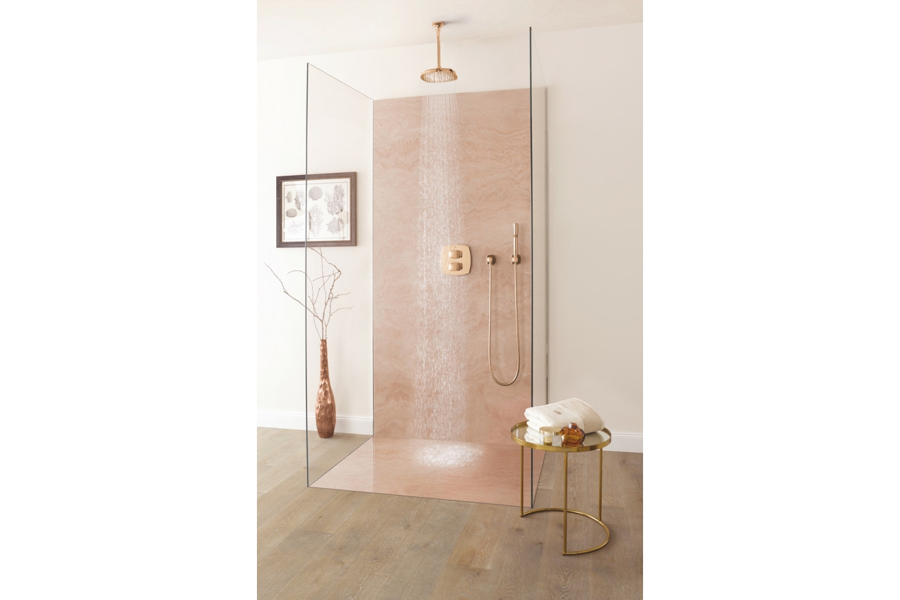 Верхний душ GROHE Rainshower Grandera 210, один режим струи, теплый закат глянцевый (27974DA0)