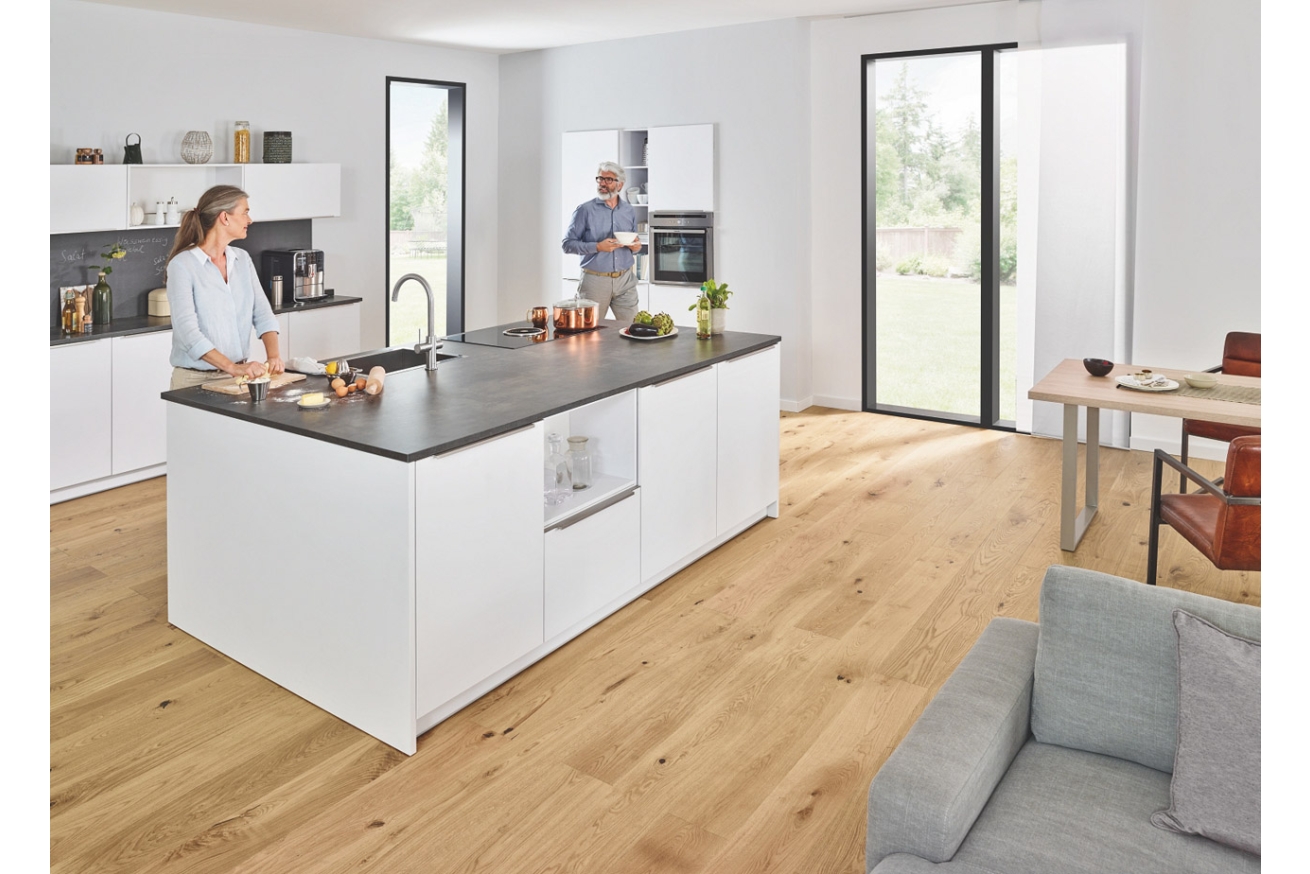 Смеситель для кухни GROHE Blue Home с системой фильтрации, охлаждения и газирования воды, суперсталь (31455DC1)