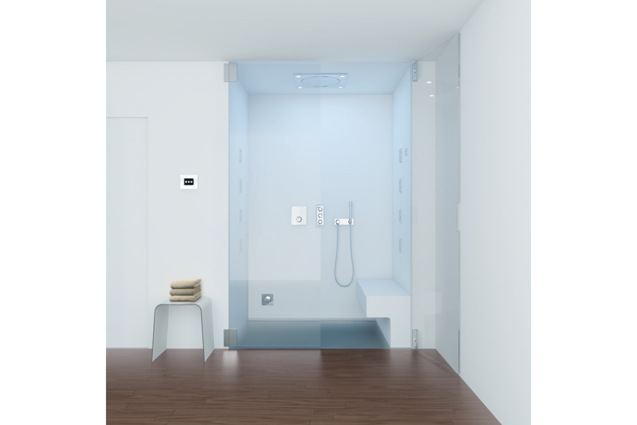 Верхний душ со встроенным источником света для систем GROHE F-digital deluxe, хром (27865000)