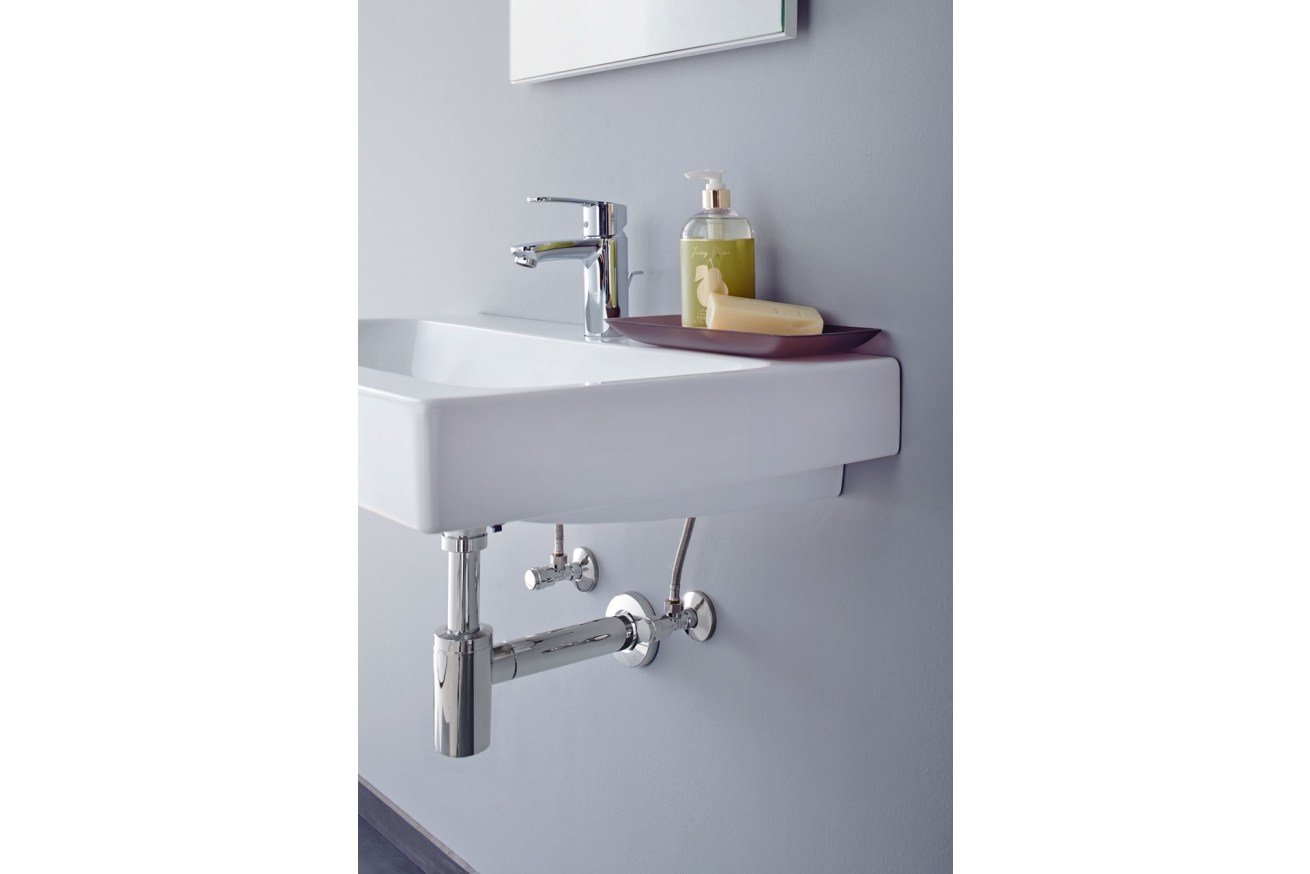 Вентиль угловой GROHE 1/2″-3/8″ для подключения смесителей, хром (41263000)