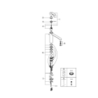 Смеситель для кухни GROHE Eurostyle Cosmopolitan, хром (31124002)