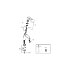 Смеситель для раковины GROHE Eurosmart, M-size, хром (23324001)