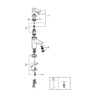 Смеситель для раковины GROHE BauFlow, S-size, хром (23752000)