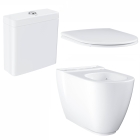 Унитаз напольный безободковый GROHE Essence Ceramic с бачком и сиденьем с микролифтом (NW0063-1)