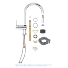 Смеситель для кухни GROHE Minta с вытяжным душем, хром (32321002)