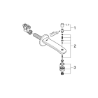 Излив для ванны GROHE Eurostyle Cosmopolitan с переключателем ванна/душ, хром (13277002)