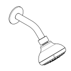 Комплект верхнего душа GROHE Tempesta New IV с кронштейном,  9,5 л/мин, хром (27870001)