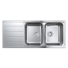 Мойка GROHE K500 с корзинчатым вентилем, нержавеющая сталь (31588SD1)