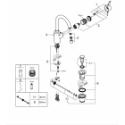 Смеситель для раковины GROHE Eurosmart Cosmopolitan, L-size, хром (32830001)