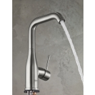 Смеситель для раковины GROHE Essence с донным клапаном, L-size, суперсталь (24174DC1)