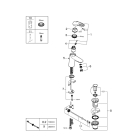 Смеситель для раковины GROHE Eurostyle, S-size, белая луна (23374LS3)