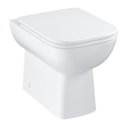 Унитаз напольный приставной безободковый GROHE Bau Edge, альпин-белый (39810000)