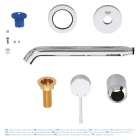 Внешняя часть смесителя для раковины GROHE Essence на 2 отверстия, L-Size, хром (19967001)