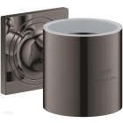Держатель стакана и дозатора жидкого мыла GROHE Allure, темный графит глянец (40278A01)