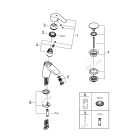Смеситель для раковины GROHE Eurosmart, S-size, хром (23924002)