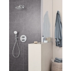 Верхний душ GROHE Tempesta 250, 9,5 л/мин, 1 режим, 380 мм, хром/белый (26668000)