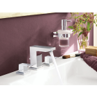 Смеситель для раковины GROHE Eurocube на 3 отверстия с донным клапаном, S-size, хром (20351000)