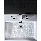 Смеситель для раковины GROHE Eurocube на 3 отверстия с донным клапаном, S-size, хром (20351000)