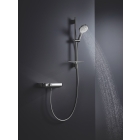 Душевой гарнитур GROHE RainShower SmartActive 130 с мыльницей, 3 режима струи, душевая штанга 600 мм, 12 л/мин, хром (26546000)