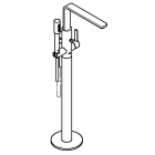 Внешняя часть смесителя для ванны GROHE Lineare напольного монтажа, хром (23792001)