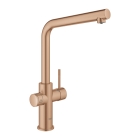Смеситель для кухни GROHE Blue Home с системой фильтрации, охлаждения и газирования воды, Wi-Fi, теплый закат матовый (31454DL1)