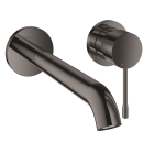 Внешняя часть смесителя для раковины GROHE Essence скрытого монтажа, на 2 отверстия, L-Size, темный графит глянец (29193A01)
