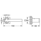 Держатель туалетной бумаги GROHE Allure (40279001)
