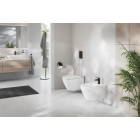 Держатель для туалетной бумаги GROHE Essentials с крышкой, матовый черный (1024652430)
