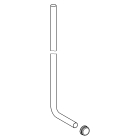 Сливная трубка для смывного устройства для унитаза GROHE, 1000x200 мм, хром (37108000)