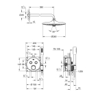 Набор для комплектации душа GROHE Grohtherm SmartControl, хром, (34744000)