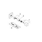Накладная панель вентиля GROHE Eurocube, хром (19910000)