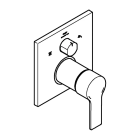 Внешняя часть смесителя для ванны GROHE Allure скрытого монтажа на 3 потребителя, квадратная, хром (29176001)