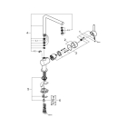 Смеситель для кухни GROHE Minta, хром (31375000)