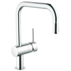 Смеситель для кухонной мойки GROHE Minta с вытяжным U-изливом, хром (32067000)